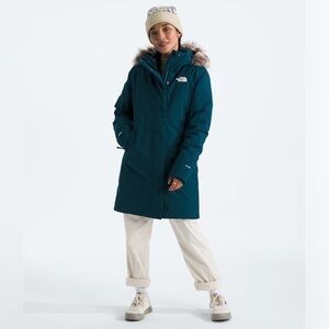 The North Face Women’s Arctic Parka color Midnight Petrol
